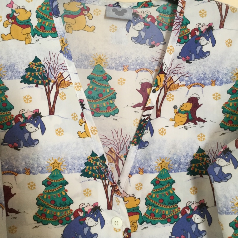 Scrub jacket for the holidays
